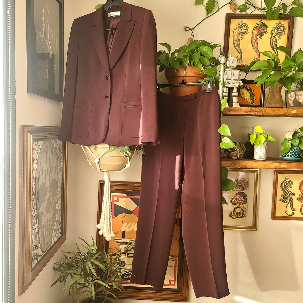 Plum Tahari Suit